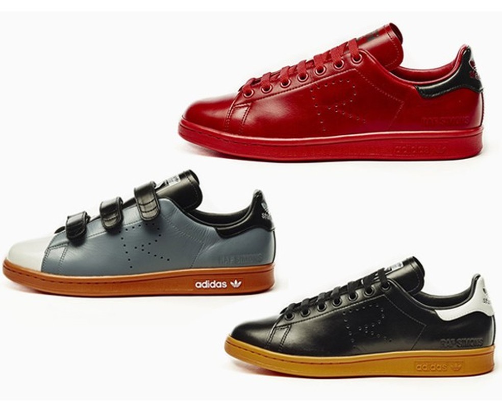 Adidas lan a releitura de t nis cl ssico em parceria com Raf Simons