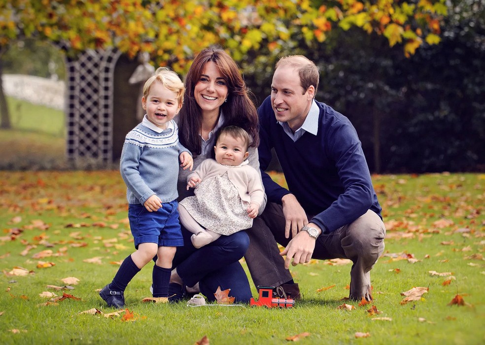 Príncipe George e Princesa Charlotte — Foto: Divulgação Kensington Palace
