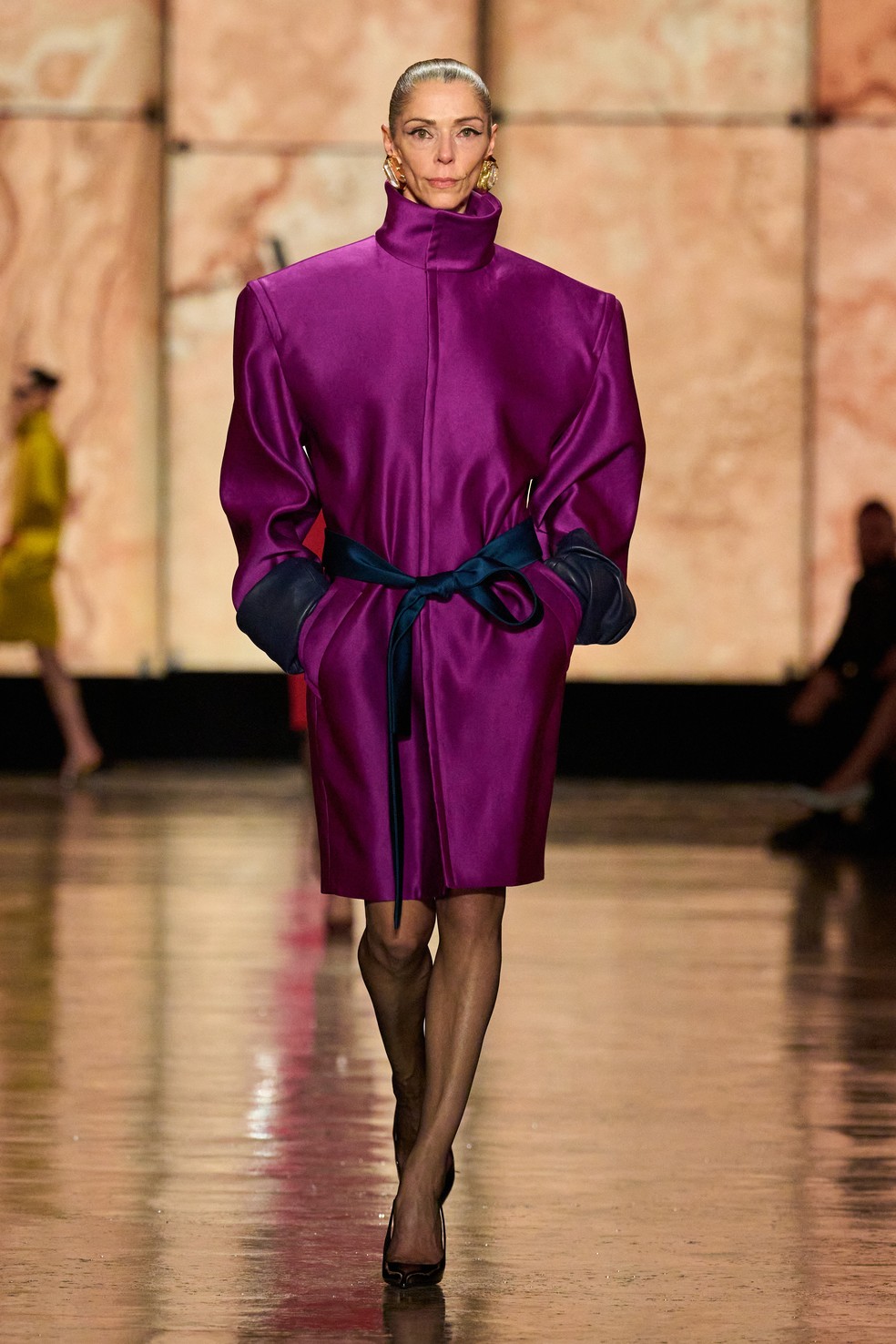 Desfile Saint Laurent na semana de moda de Paris — Foto: Spotlight Launchmetrics