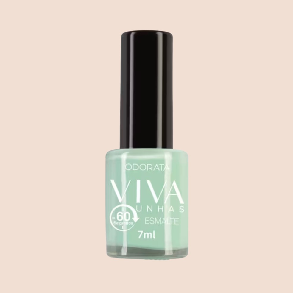 Esmalte Viva Unhas cor  Uva Verde Cremoso, ODORATA (R$ 29,90) — Foto: Divulgação