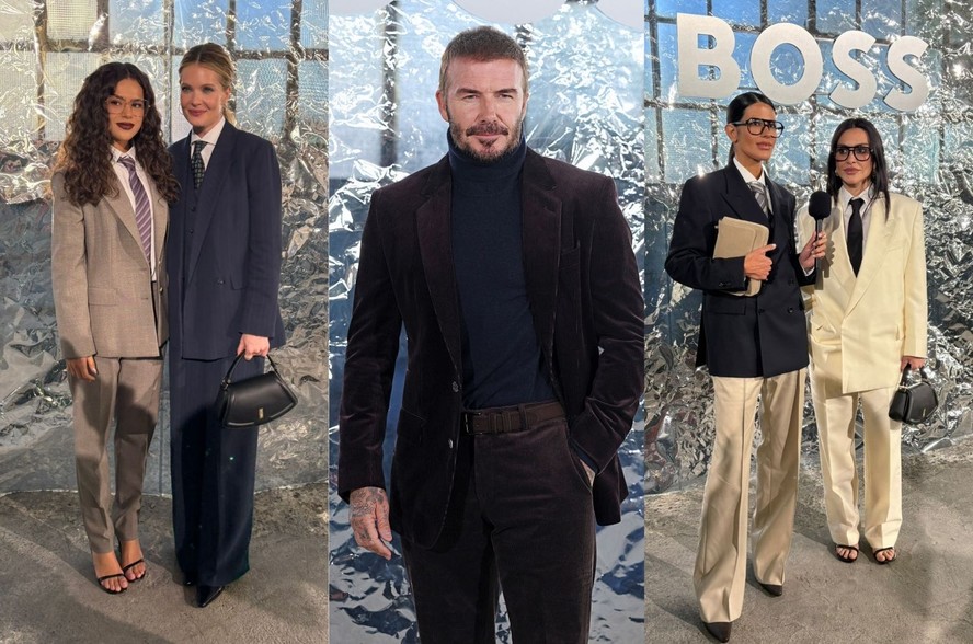 David Beckham, Maísa, Cleo, Anttonia e mais assistem desfile da Boss