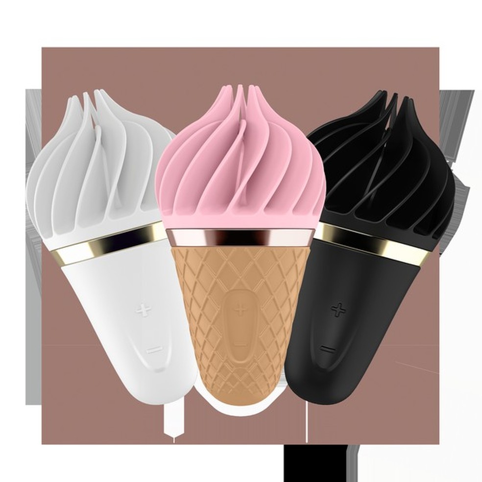 marca lança vibrador em forma de sorvete (Foto: Divulgação) — Foto: Glamour