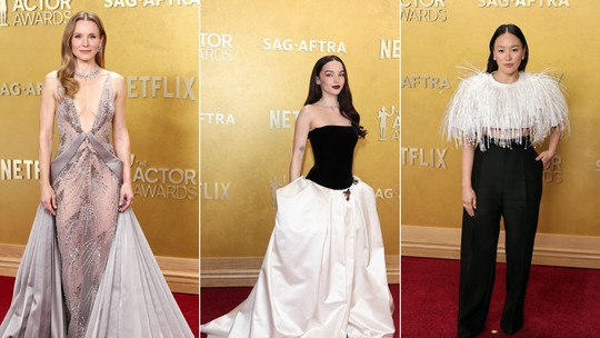 The Actor Awards: os looks das famosas no tapete vermelho da premiação