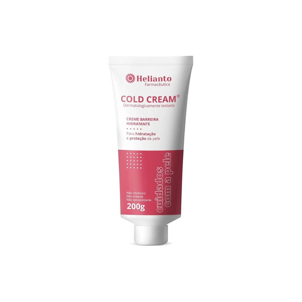 Creme Barreira Hidratante Protetora de Pele Cold Cream, — Foto: Reprodução