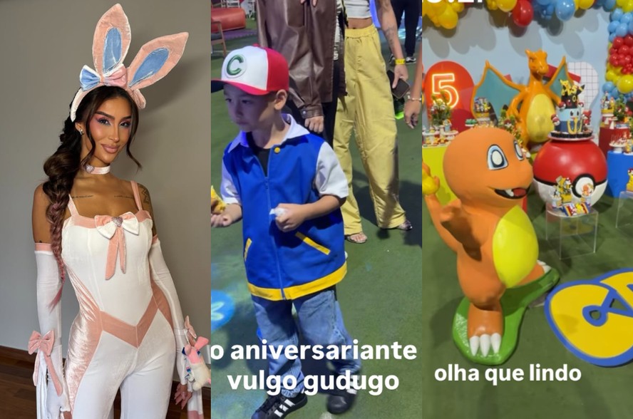 Bianca Andrade escolhe tema 'Pokémon' para festa de 5 anos do filho ...