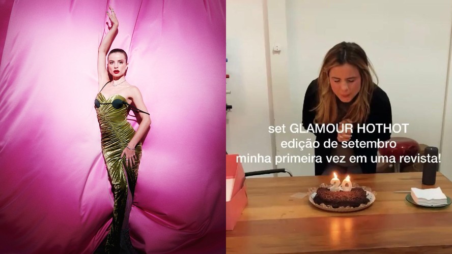 Giulia relembra sonho de ser capa da Glamour com vídeo publicado em 2019