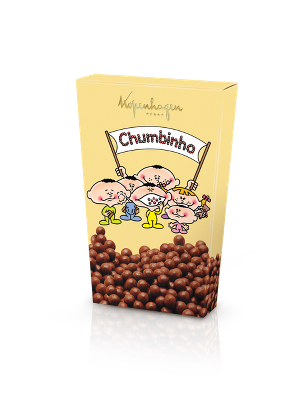 Chumbinho: pérolas de açúcar cobertas por chocolate ao leite, o preço sugerido é R$24 (Foto: Divulgação) — Foto: Glamour