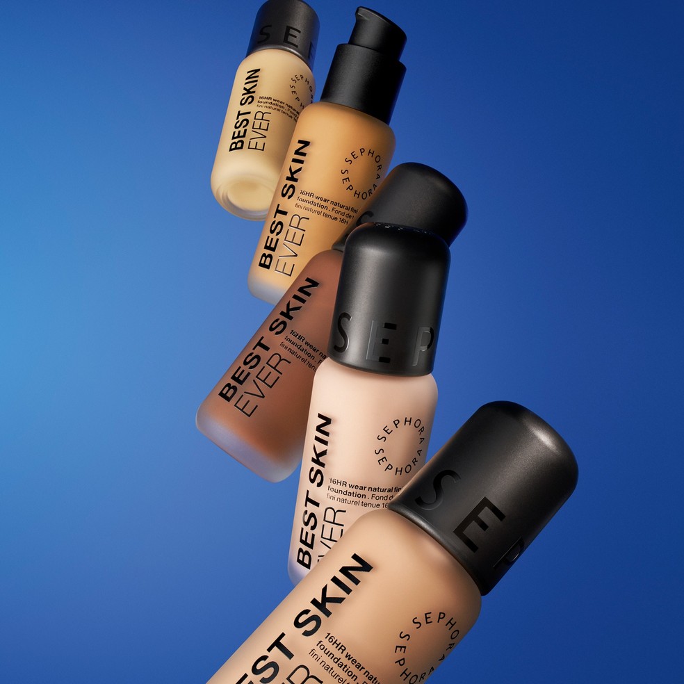 Bases da linha Best Skin Ever, da Sephora Collection (R$ 149,00) — Foto: Divulgação