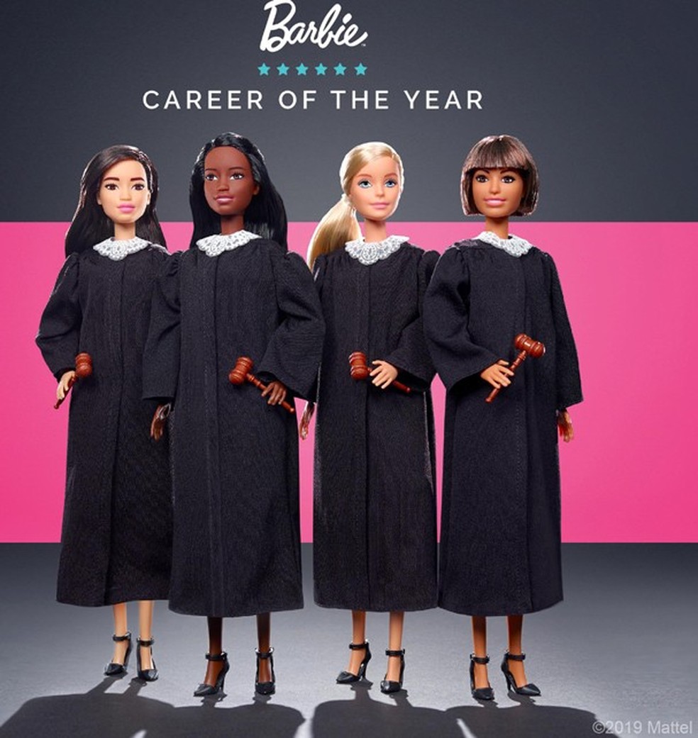 Silêncio no tribunal! Mattle lança Barbie juíza (Foto: Divulgação) — Foto: Glamour