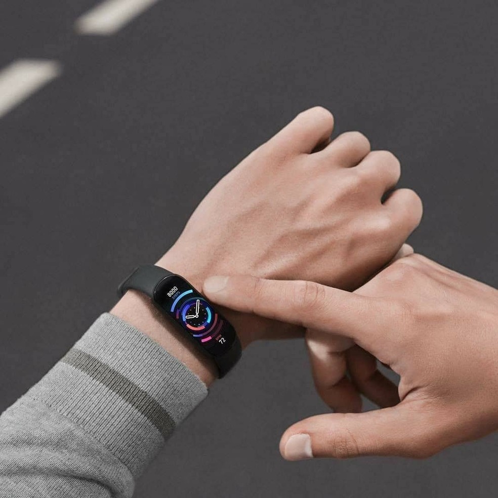 Smartwatch Amazfit Band 5 — Foto: Reprodução Instagram/@iranxia