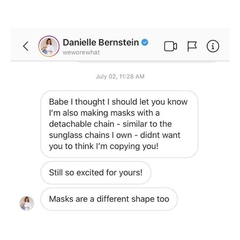 Confira a história envolvendo a loja Second Wind e a empresária Danielle Bernstein (Foto: Reprodução Instagram) — Foto: Glamour