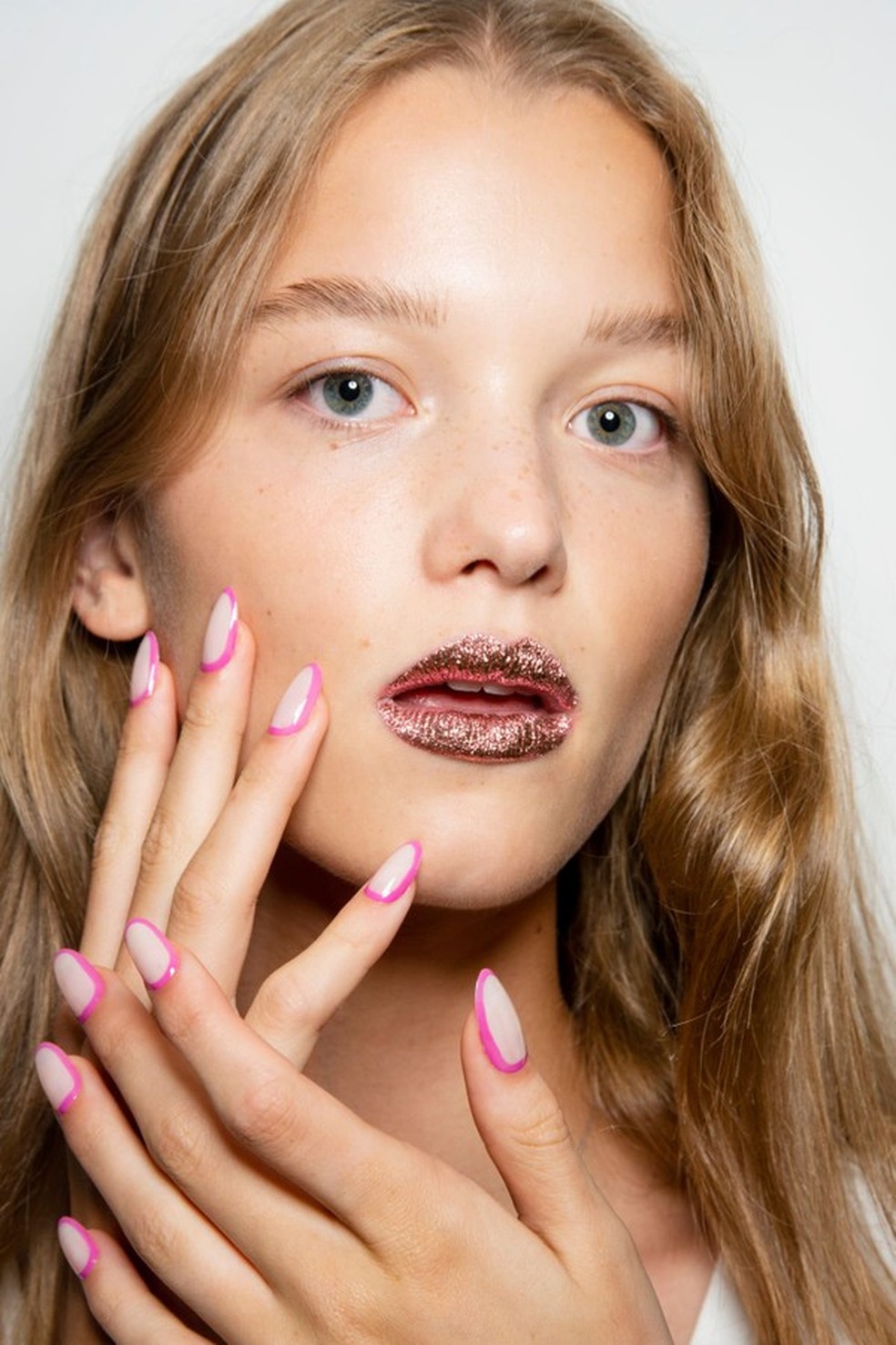 Nail Art no desfile de Jeremy Scott (Foto: Imaxtree e Cortesia ) — Foto: Glamour