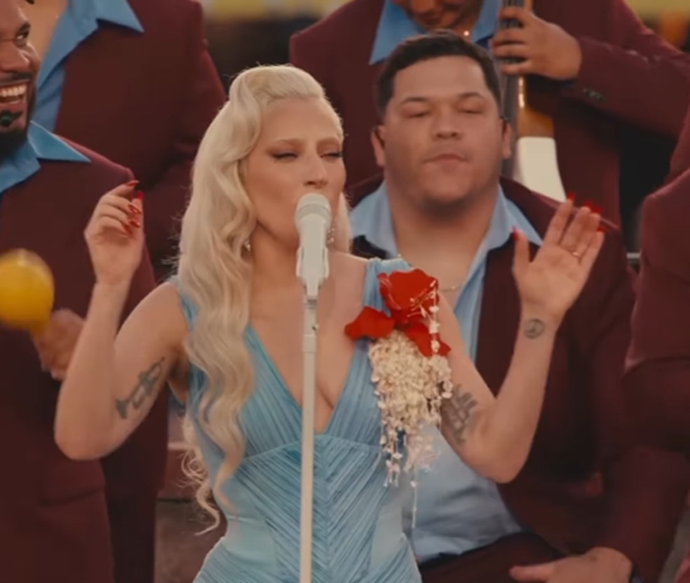 Lady Gaga no Super Bowl — Foto: Reprodução/Instagram