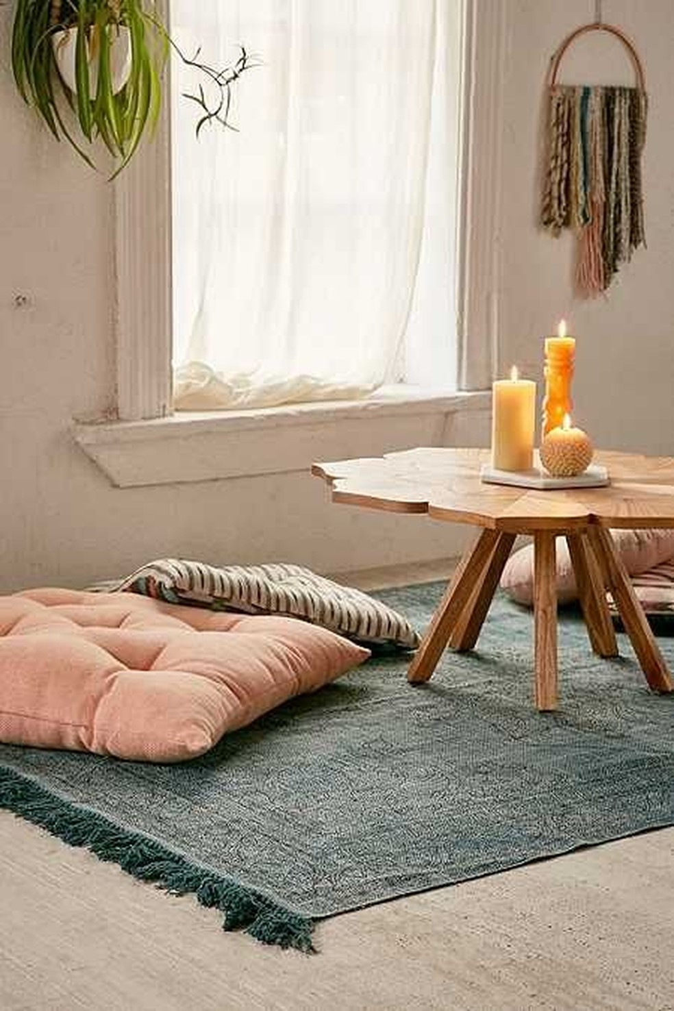 Cantinho zen: inspirações para ter um espaço para meditação em casa (Foto: PINTEREST) — Foto: Glamour