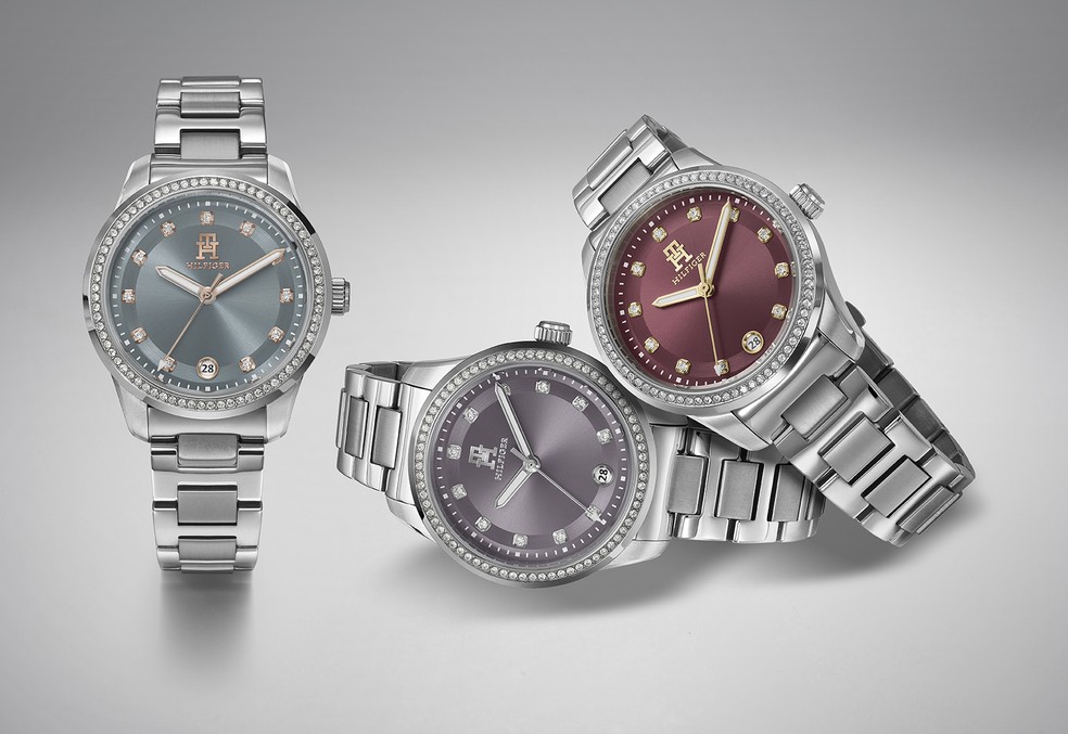 Para elas, os modelos TH85 Crystals dão um toque requintado ao visual — Foto: Divulgação