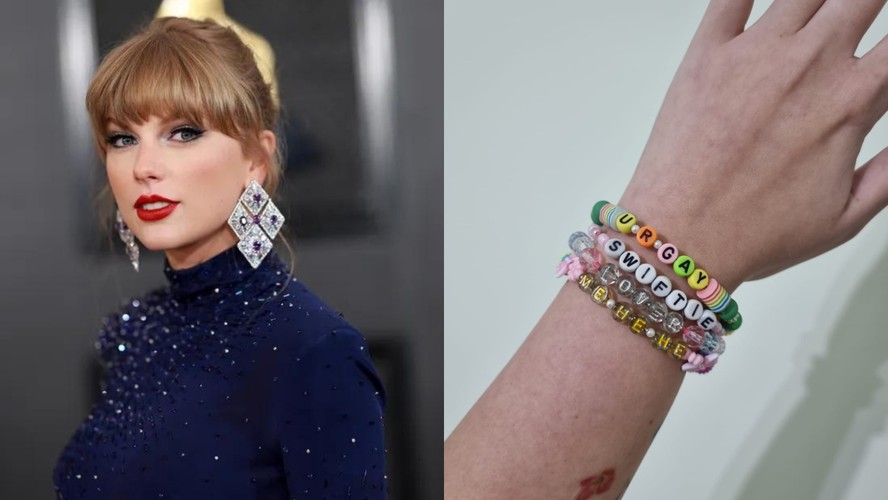 Fãs da Taylor Swift estão produzindo pulseiras para os shows; entenda