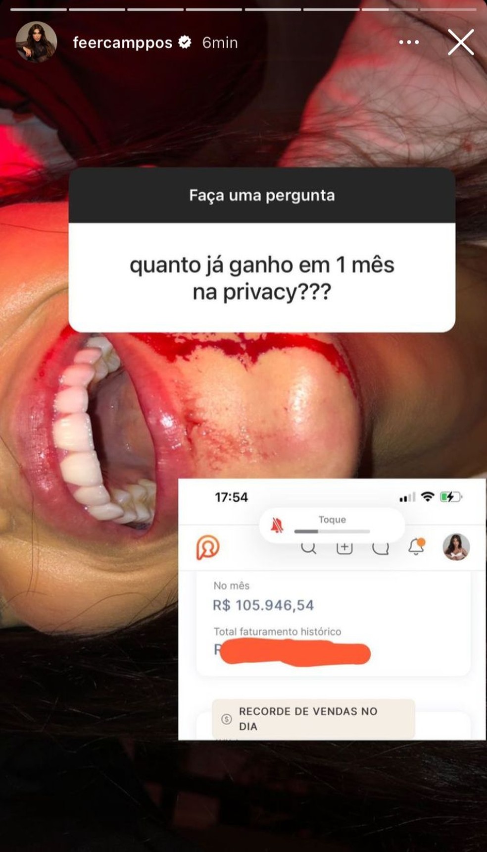 Fernanda Campos revela quanto recebe com plataforma de conteúdo adulto