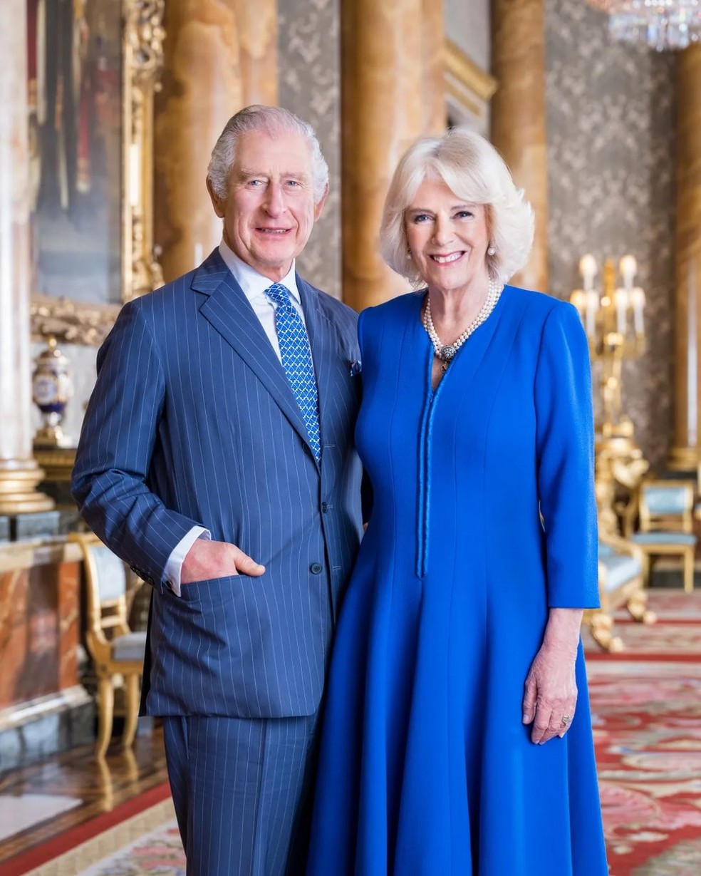 Rei Charles e Camilla — Foto: Instagram