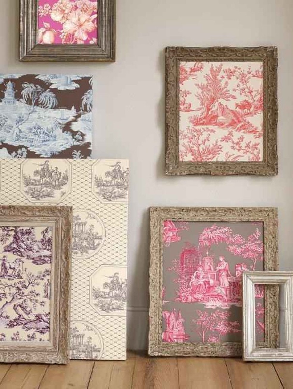 Papel emoldurado vira quadro! (Foto: Reprodução) — Foto: Glamour