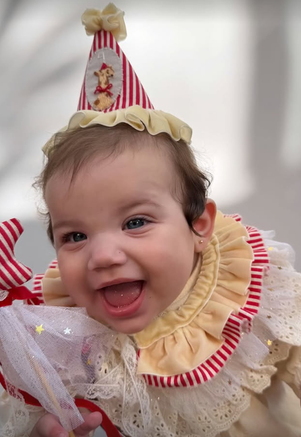 Rafa Kalimann mostra celebração de 4 meses de Zuza — Foto: Reprodução/Instagram