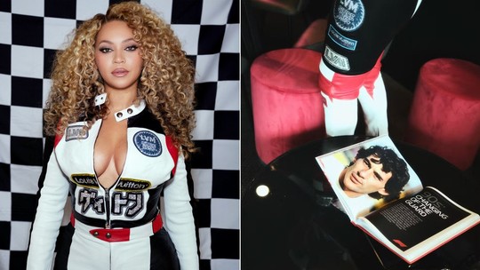 Beyoncé publica carrossel de corrida em Las Vegas e dá destaque para Ayrton Senna