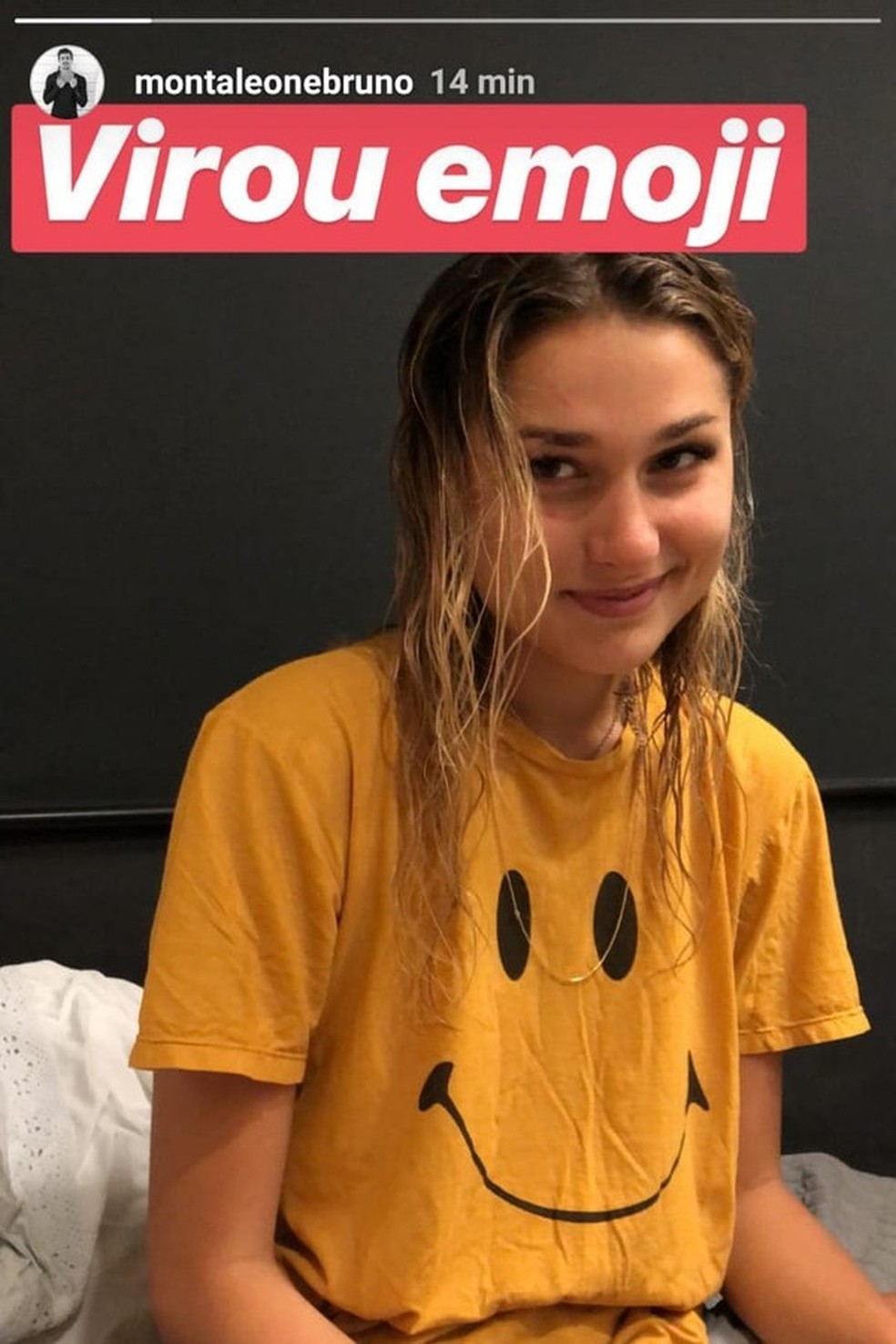 Sasha com blusa de emoji (Foto: Reprodução / instagram) — Foto: Glamour