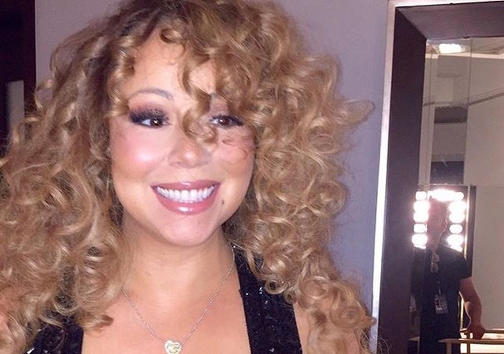 Mariah Carey no backstage do show da turnê #1 to Infinity (Foto: Reprodução) — Foto: Glamour
