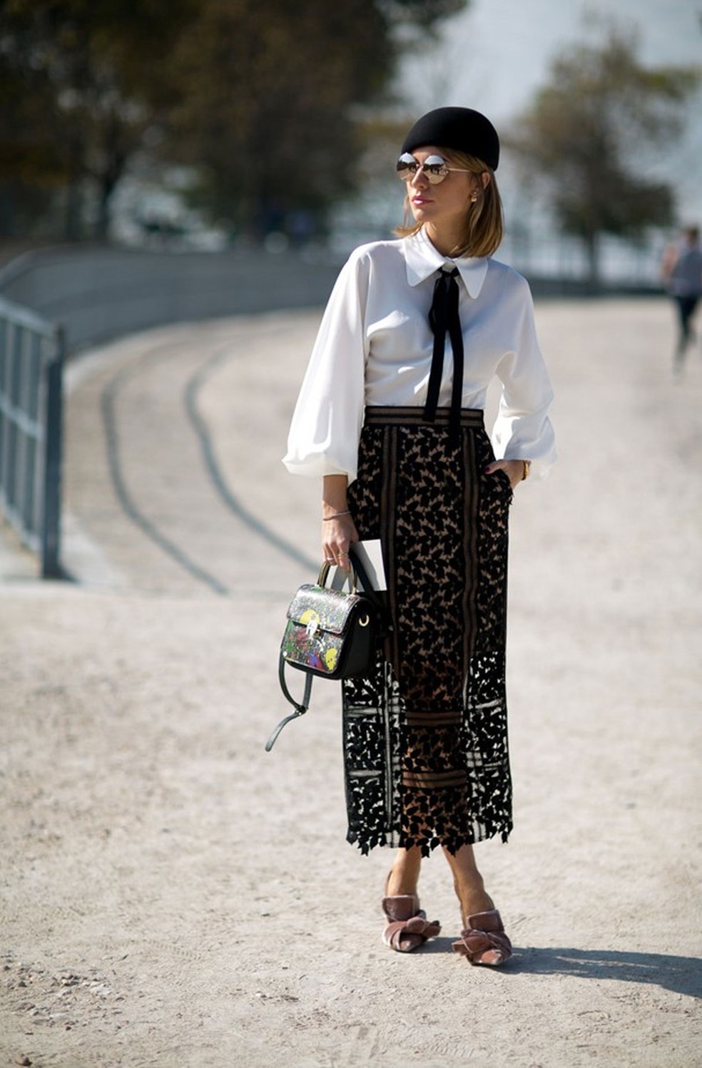 Street style em Paris (Foto: Imaxtree) — Foto: Glamour