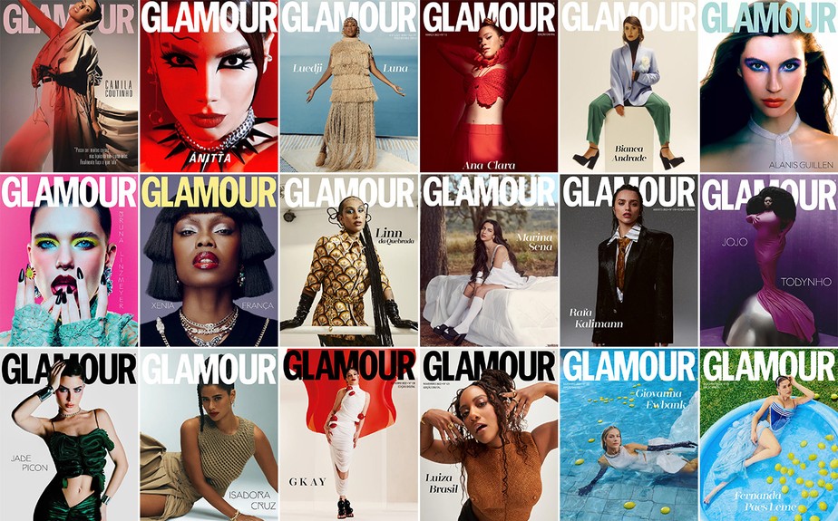 Capas da Glamour em 2022: confira a retrospectiva completa