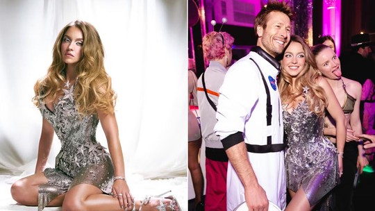 Sydney Sweeney abre álbum de sua festa de aniversário e mostra look inspirado em Britney Spears 