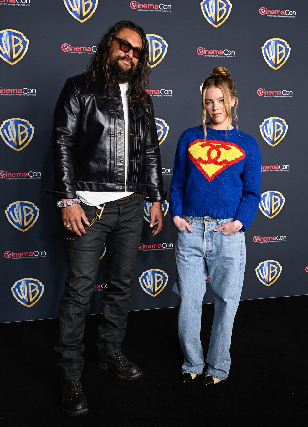 Jason Momoa e Milly Alcock — Foto: Getty Images