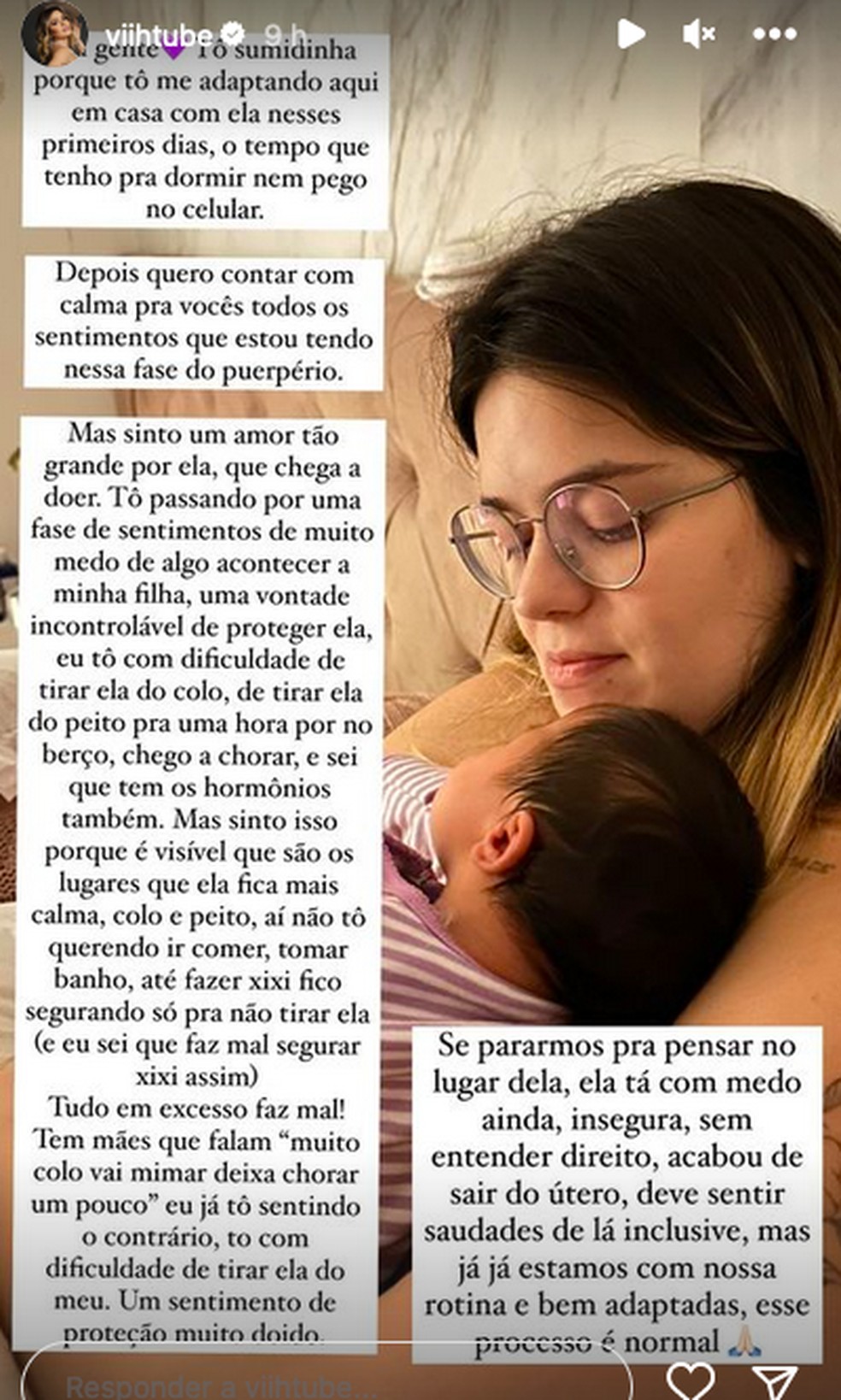 Viih fala sobre maternidade — Foto: Reprodução/Instagram