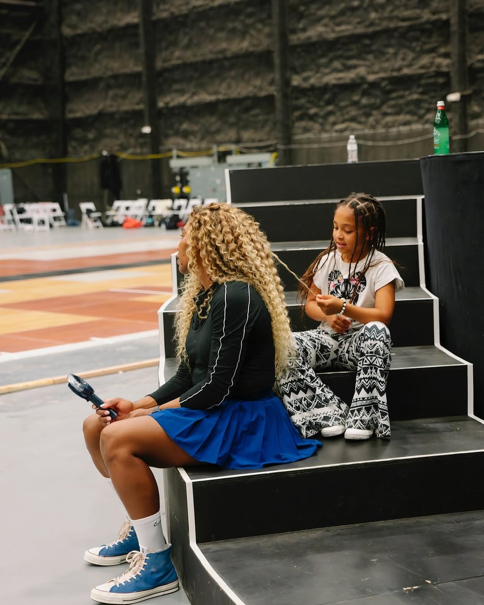 Serena Williams e Olympia — Foto: Reprodução/Instagram