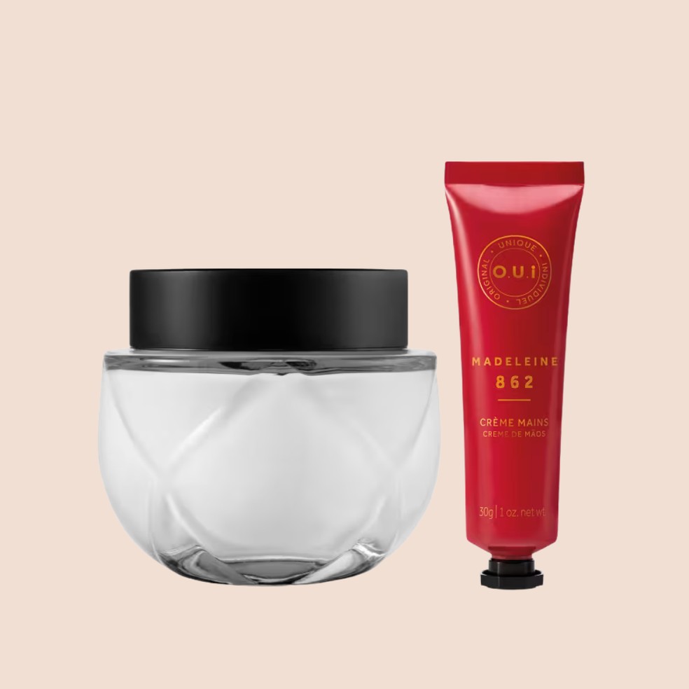 Madeleine 862 Crème Riche + Creme para Mãos,  O.U.i (R$ 203,80) — Foto: Divulgação
