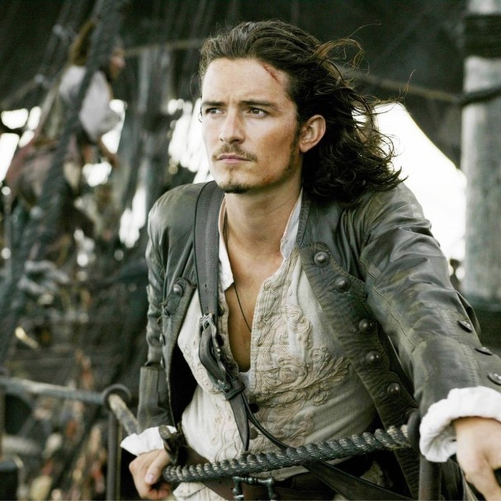 Orlando Bloom em "Piratas do Caribe" (Foto: Reprodução) — Foto: Glamour