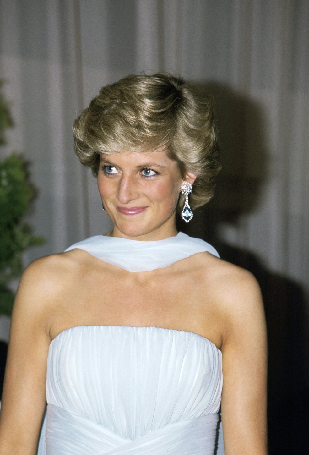 Princesa Diana no Festival de Cannes em 1987 — Foto: Getty Images