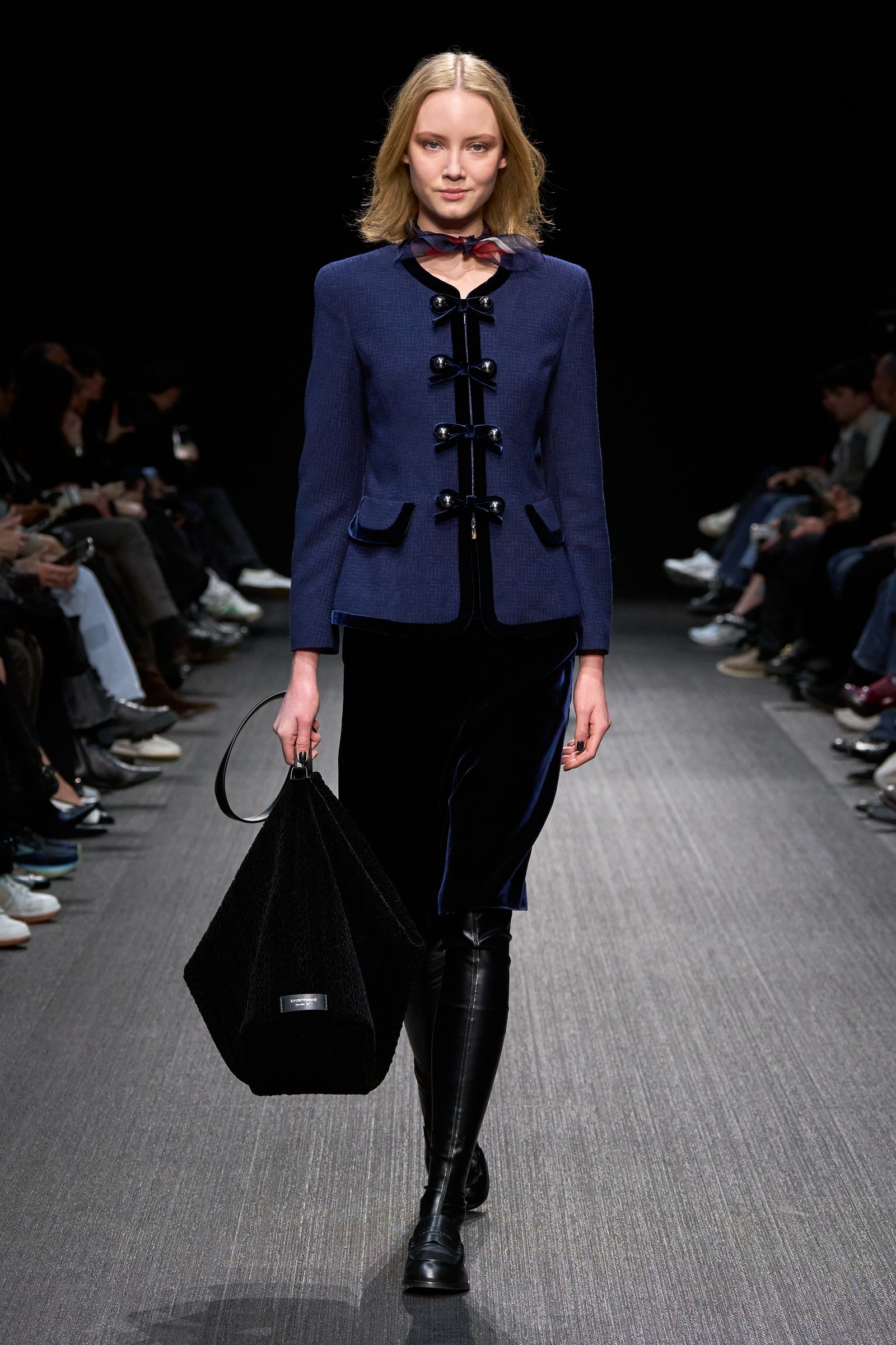 MFW: desfile Emporio Armani outono-inverno 2026 — Foto: Spotlight Launchmetrics