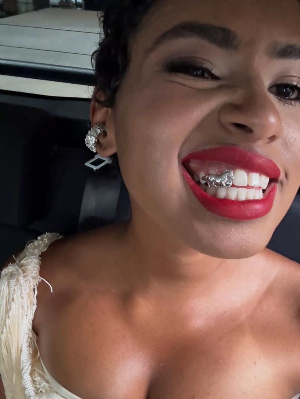 Gabz na festa de lançamento de "Coração Acelerado" — Foto: Reprodução/Instagram