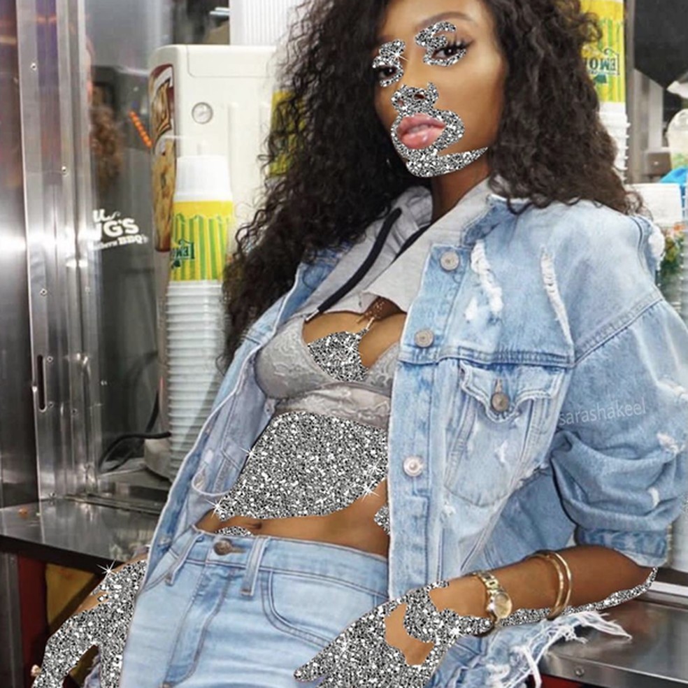 Winnie Harlow por Sara Shakeel (Foto: Reprodução Instagram) — Foto: Glamour