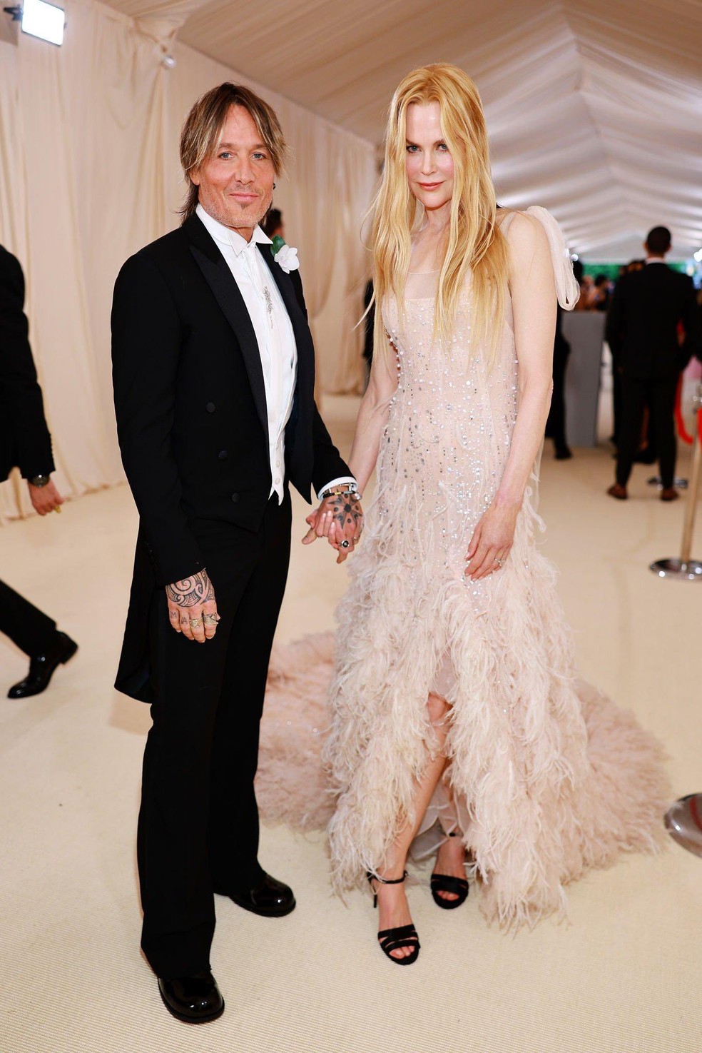 Nicole Kidman e Keith Urban no Met Gala 2023 — Foto: Getty Images