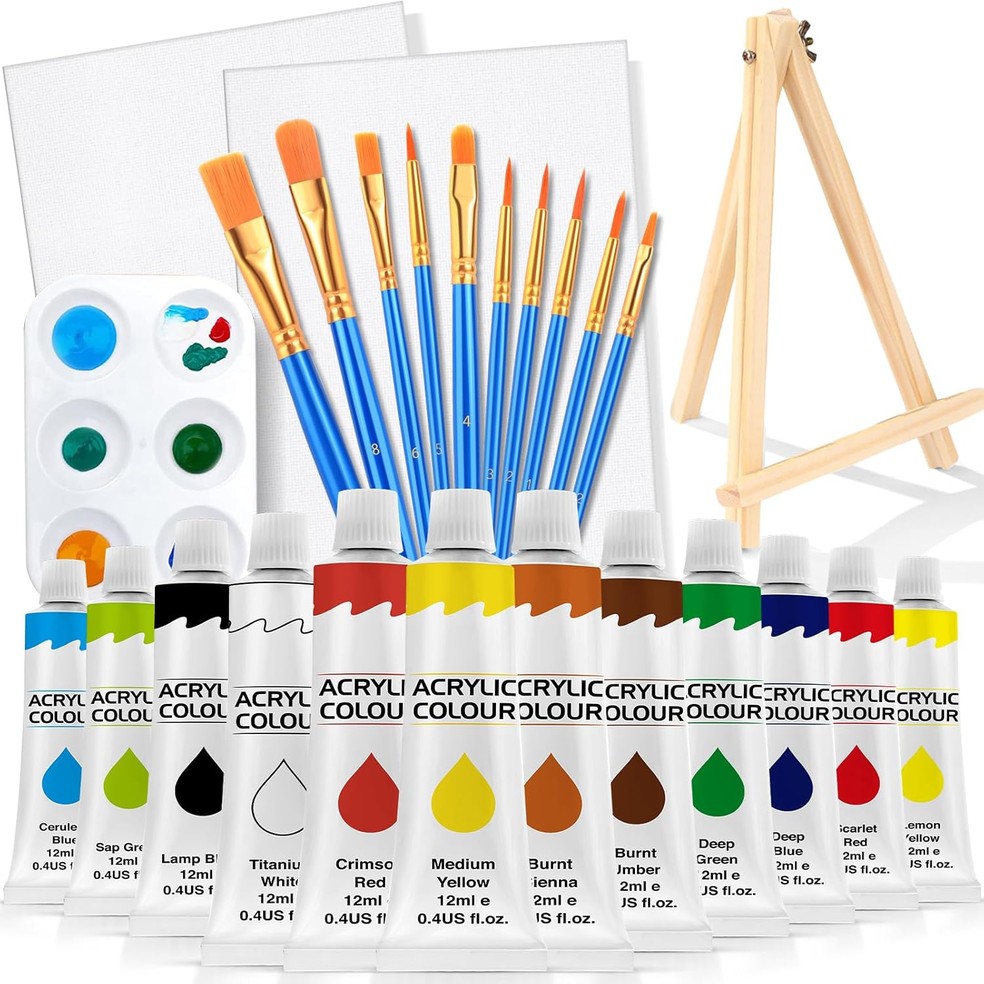 Kit para pintar — Foto: Divulgação
