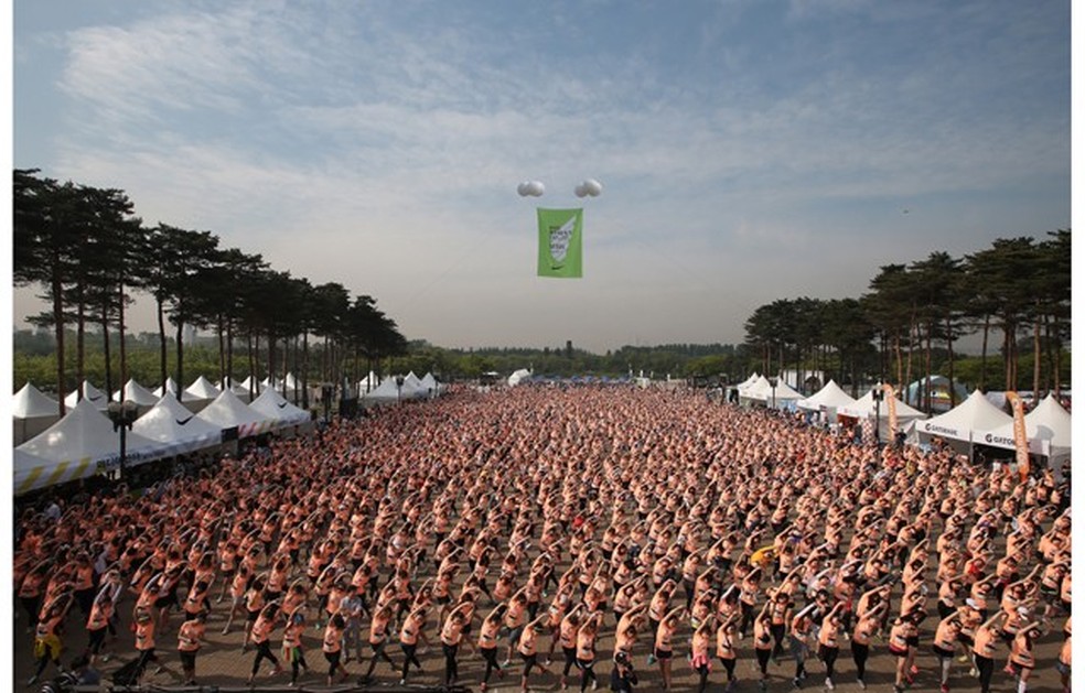 Mulheres em sincronia total na Nike Women Victory Tour (Foto: Divulgação) — Foto: Glamour