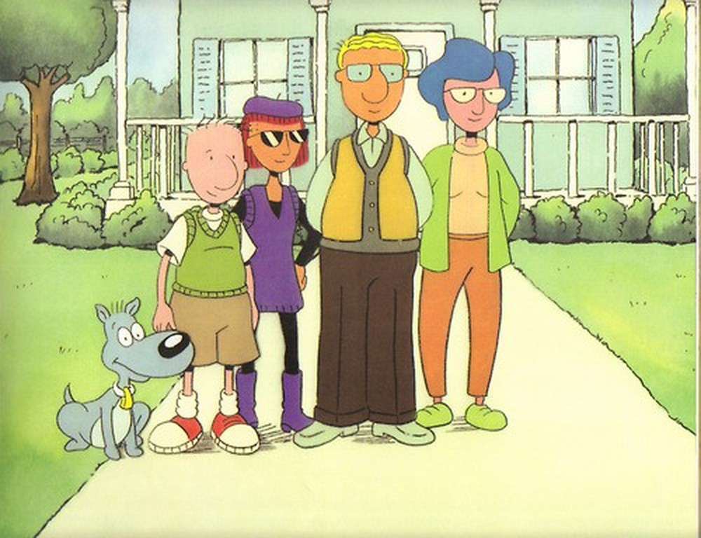 Doug Funnie relembre os personagens do desenho
