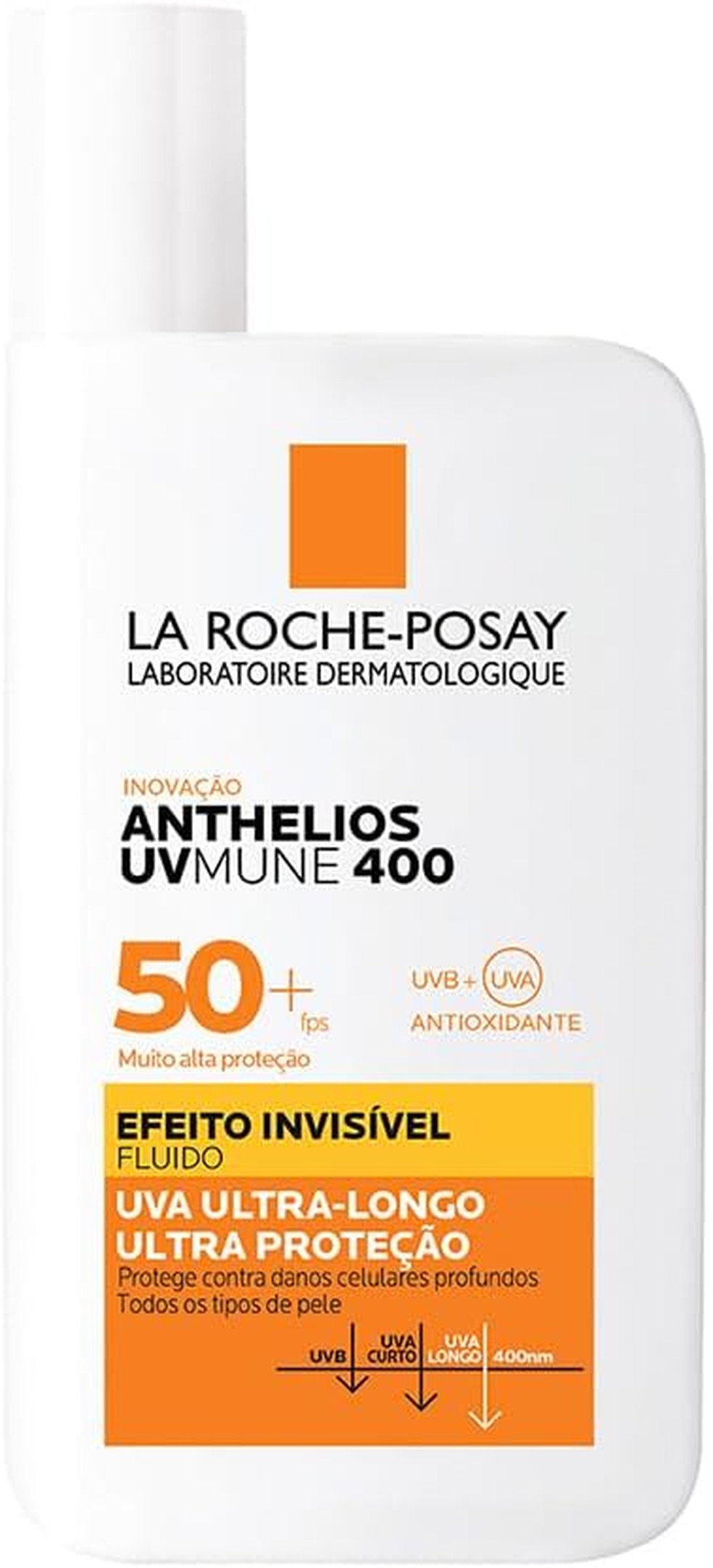 La Roche-Posay, Anthelios UVMune 400, Protetor Solar Facial — Foto: Reprodução