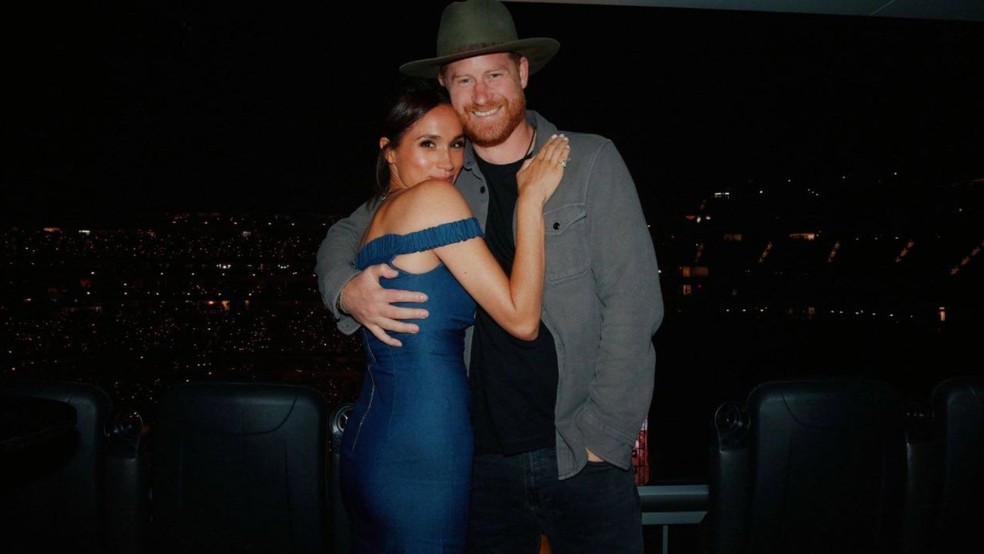 Meghan Markle e Princípe Harry — Foto: Divulgação/Beyoncé