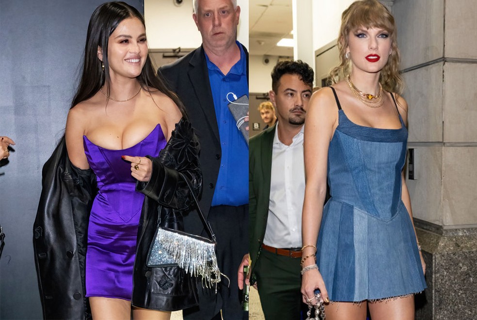 Selena Gomez e Taylor Swift curtem after party do VMA 2023 — Foto: Getty Images