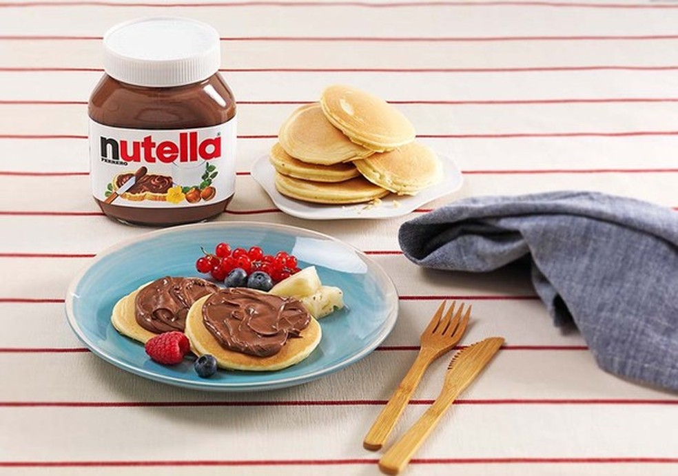 Panqueca + Nutella: segunda-feira feliz! (Foto: Divulgação) — Foto: Glamour