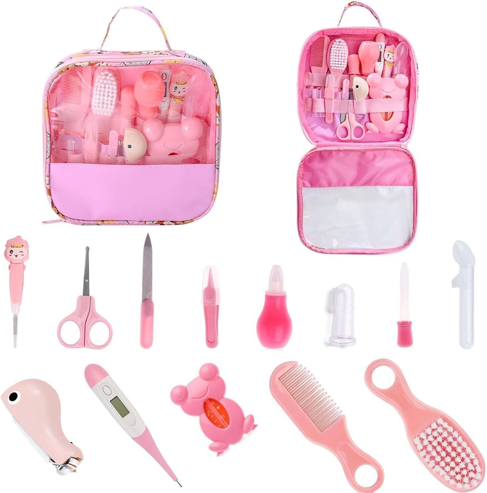 Kit cuidados com bebês recém-nascidos — Foto: Divulgação