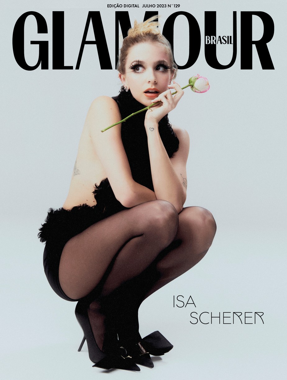 Isa Scherer é a estrela de capa da Glamour de julho