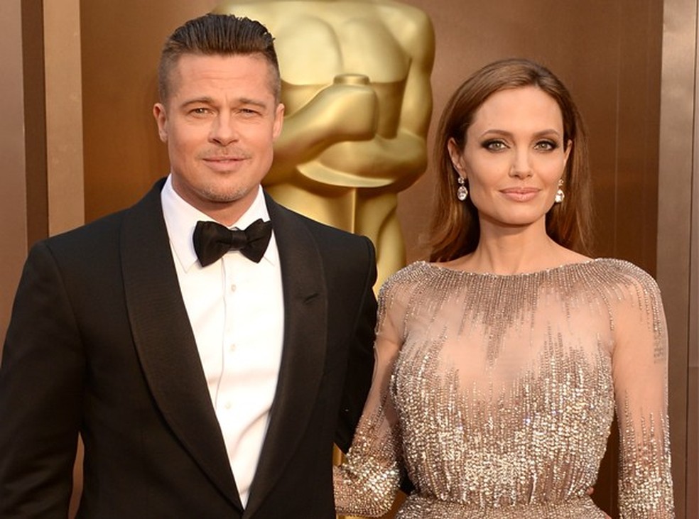 Brad Pitt e Angelina Jolie (Foto: Getty Images) — Foto: Glamour
